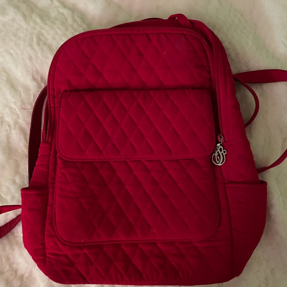 Red Vera Bradley Backpack